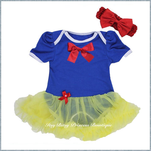 Snow White Pettiskirt Romper Set