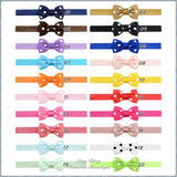 2.5 Inch Polka dot bow headbands