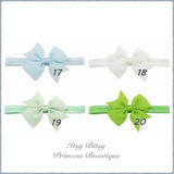 3.5 Inch Bow on Elastic headband