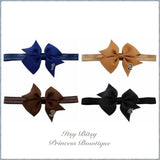 3.5 Inch Bow on Elastic headband