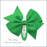 3.5 Inch Bow snap hairclips