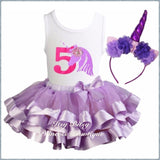 Lavender Satin Trimmed Tutu