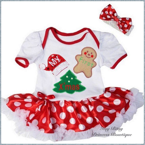 My First Xmas Romper Set