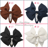 3.5 Inch Bow snap hairclips