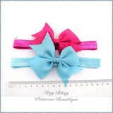 3.5 Inch Bow on Elastic headband