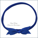 3 Inch Small flat bow on Nylon headband