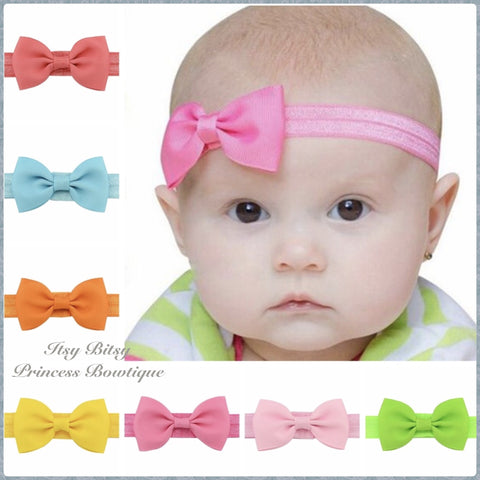 2.5 Inch Mini bow headbands