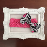 Skulls Zebra bow Headbands (In Stock)