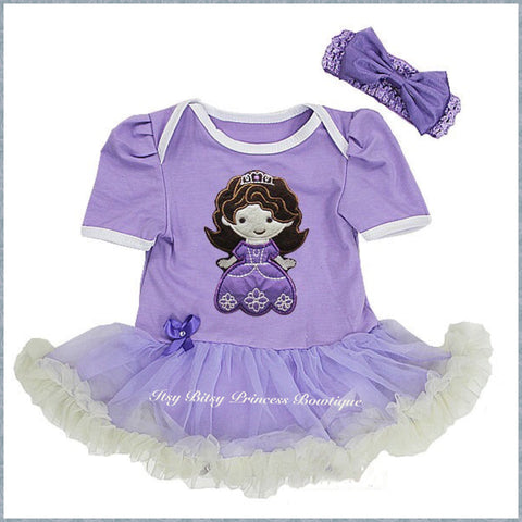 Sofia The First Pettiskirt Romper set