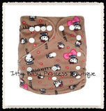 Modern Cloth Nappy Hello Kitty