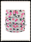 Bamboo Modern Cloth Nappy -Skulls and Crossbones-